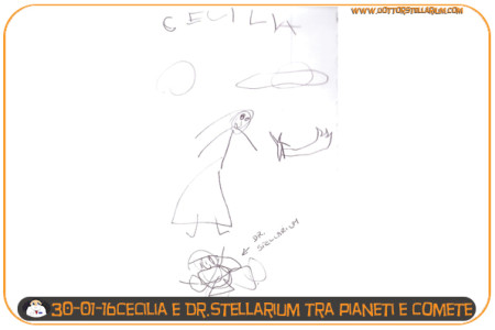 Cecilia e il Dr. Stellarium tra Pianeti e Comete